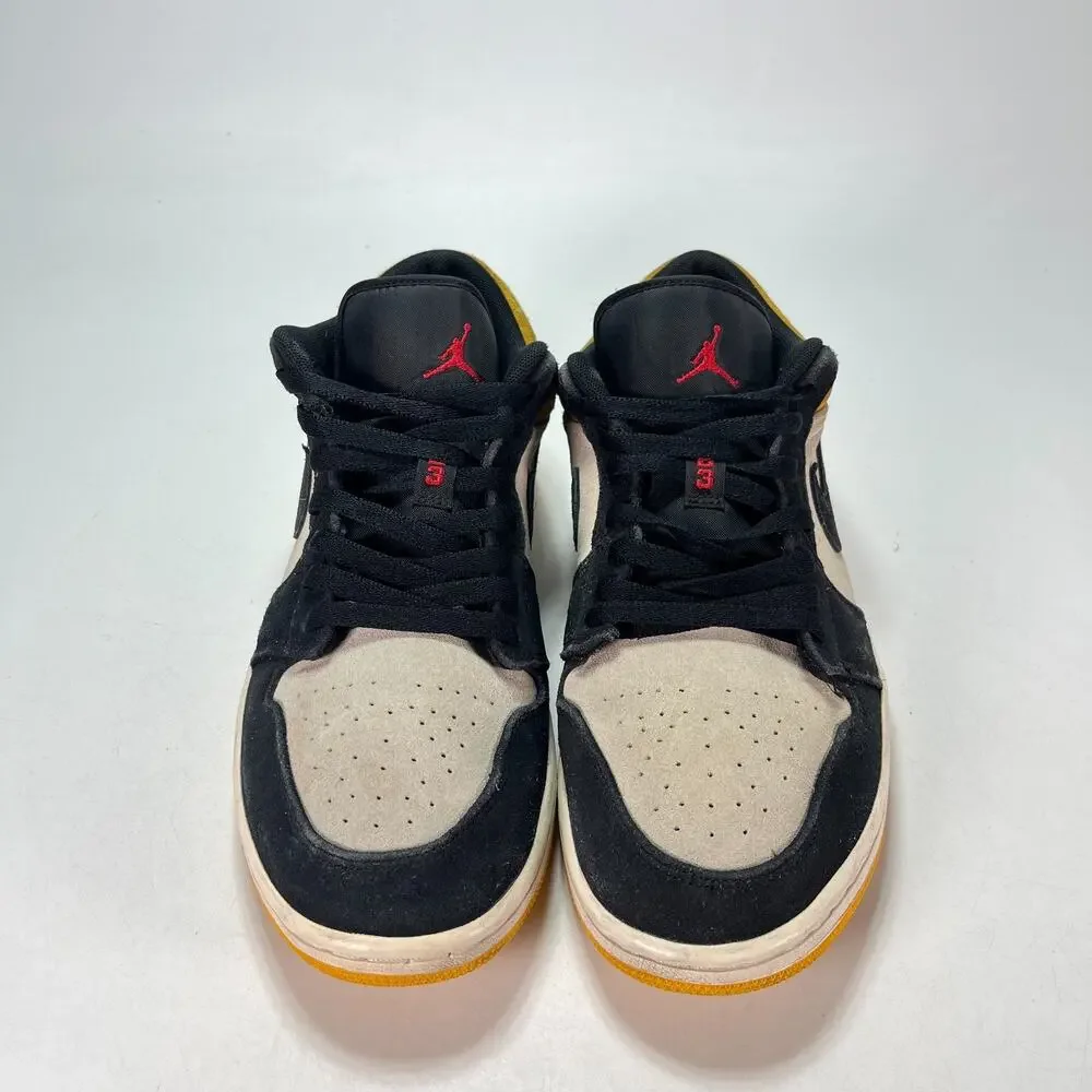 Nike Air Jordan 1 Low University Gold Casual Sneakers 553558-127 Men's Size 11.5